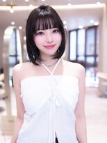 イルハバナ 渋谷(ill HAVANA)&nbsp;イメチェン　タッセルボブ　くびれヘア　透明感カラー　韓国ヘア