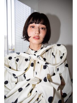 ラパンセ ブラン(LA PENSEE BRUN) 【LAPENSEE yuyama】ラフに動くフレンチボブ