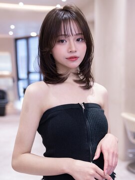 ハバナ 新宿(HAVANA) レイヤーカット/髪質改善トリートメント/小顔/オリーブグレー