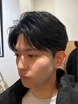 カウンター(COUNTER) メンズセンターパート/ニュアンスパーマ【初回¥11,000】