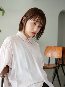 ワンラヴェストヘアオルシェット 長野駅(One Lovest Hair olchette) ダブルカラー/ミニボブ/ブリーチ切りっぱなし長野駅