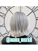 ルミエ ヘアサロン 経堂店(Lumie hair salon)&nbsp;外ハネボブ×プラチナホワイト