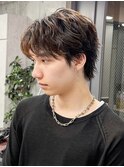 スパイキーショートシャドウパーマアクティブショート