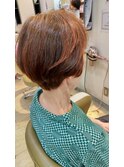 ヘアマニキュア ショートボブ 60代 70代 大井町