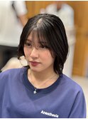 ダークパープル/ナチュラルショート/ミルクブラウン/夏/津田沼