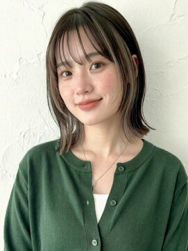 カバーヘア 上尾西口店(COVER HAIR) 夏カラーイヤリングカラーインナーくびれボブ顔周り/韓国風p上尾