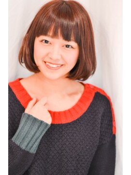 スノッブリコ(snob rico) 【snob rico】ツヤ感×前下がりボブ