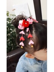 【ボヌール】七五三のヘアセット【３才】