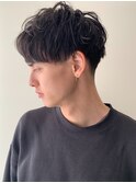 スパイキーショート/ブルーブラック/フェザーパーマ/4