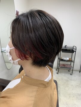 スウィート スウィート Sweet インナーカラー×骨格補正ショート