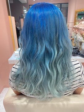 シェリエ(Cherie) ブルーグラデーションカラー/ナイトブルー/ウォーターブルー