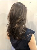 30代40代人気★上品なフェミニンスタイル×艶感カラー