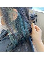 エイト 池袋店(EIGHT ikebukuro)&nbsp;グリーンインナーカラー