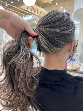 ロミー 本厚木(ROMMY.) オール世代◎大人可愛いハイライトカラー白髪ぼかし◎