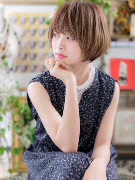カバーヘア ブリス 川口(COVER HAIR bliss) 斜めバング小顔前下がりマッシュボブショートh川口20代30代40代!