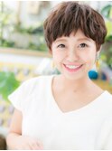 大人かわいい斜めバングオン眉アシメショートa志木20代30代40代!