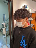 コワファーストナガサキシャンプーボーイ(COIFF1RST NAGASAKI SHAMPOO BOY)&nbsp;vマッシュ×ツイストパーマ