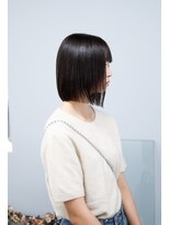 ノード(NODO)&nbsp;【ストレート】黒髪切りっぱなしボブ