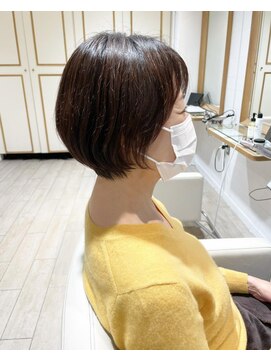 アルクバイネオリーブ 荻窪店(arc by neolive) 50代におすすめ☆丸みショートボブ♪