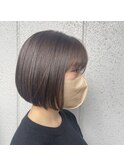 乾かすだけでまとまる♪丸みボブ