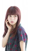 インナーグレージュ/マチルダボブ/前髪/ピンクベージュ/赤羽