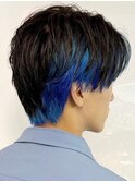black × sea blue [新宿駅/デザインカラー/シルキーベージュ]