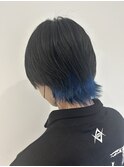 メンズウルフ×インナーブルー
