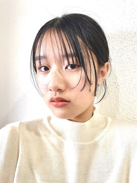 イチエ(icie) 薄めバングと簡単アレンジスタイル