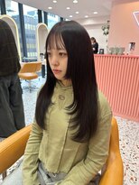 ボタン シブヤ(VOTAN SHIBUYA)&nbsp;韓国ヘア/顔まわりレイヤーカット/前髪あり/