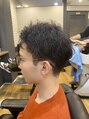 メンズサロン エクシア ブラト(brat) ニュアンスパーマ元のくせ毛を活かしたパーマスタイルです。