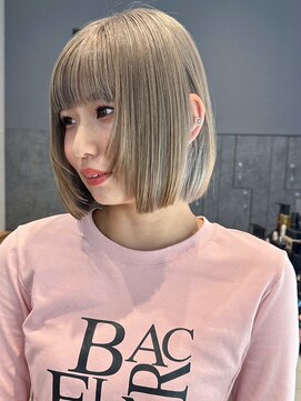 アイティー バイ アルバム 浦和店(IT by ALBUM) カーキベージュ美髪エモージュニュアンスカラー_ba487381