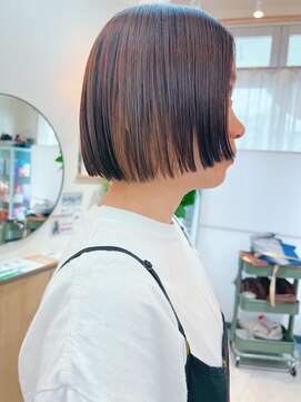 シビバイレボ(CIBI by revo) 地毛風カラー/ナチュラルレイヤーカット/ショートボブ[船橋]