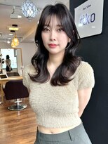 リコバイアフロート(riko by afloat)&nbsp;レイヤーカット/レイヤーロング/韓国/グレージュ