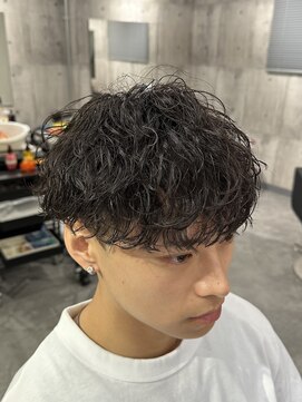 ビカムメンズヘアー 栄店(become men's hair) 波巻きツイストスパイラルパーマ／名古屋／栄／メンズヘア