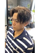 ジャックジャック(JACK JACK)&nbsp;ツイストスパイラルパーマ/センターパートヘア/縦落ちツイスト