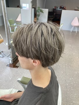 マップデザイン(map design) グレージュ×メンズショート