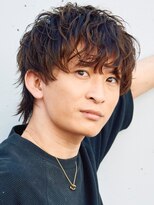 カインド 南青山(hair&make up KIND)&nbsp;ニュアンスパーマ　メンズウルフ　ビジネスマンヘア