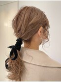 【お呼ばれヘア】タイトアレンジ
