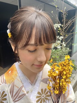 フェリーチェ(Felice) 袴ヘア　メイク　編みおろし