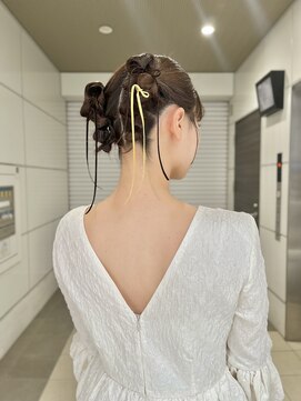 ヌープヘアーアイス(NUUP.hair ici) 20代30代◎結婚式アッシュカラーこなれ大人ツイン