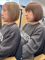 ハイク(HYKE)&nbsp;白髪は明るく染めると楽しめます！担当千葉