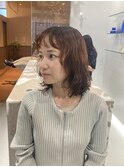 ふわふわボブパーマ