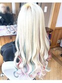 ハイトーンエクステロング　メッシュいっぱい♪