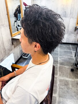 アムレヘアー(amule hair) 【amule hair】毛流れパーマ/オールバックパーマ/20代/30代