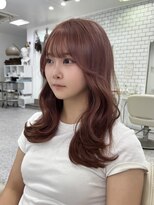 ロマーリ(LOMARLIE)&nbsp;【レイヤーカット】×【ピンクベージュ】