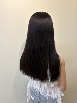 エクテ(ecouter) ノンジアミン暗めカラー艶髪ロングストレート