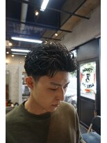 タフ バーバーショップ(TOUGH BARBER SHOP) オールバックパーマ
