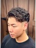 【パーマ】男前カット+シェービング+選べるマッサージ