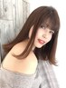 【潤う髪質を改善】縮毛矯正+カット￥19,800～〔長さ料金、M+1100/L+2200〕