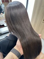 テラスヘア 三条(TERRACEhair) 髪質改善×オリーブカラーで透明感のある柔らかい髪へ